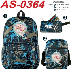 Hatsune Miku Anime canvas back...
