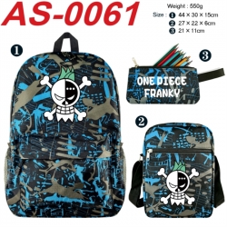 One Piece Anime canvas backpac...
