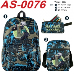 Naruto Anime canvas backpack b...