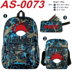 Naruto Anime canvas backpack b...
