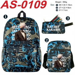 Naruto Anime canvas backpack b...