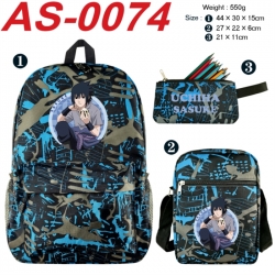 Naruto Anime canvas backpack b...