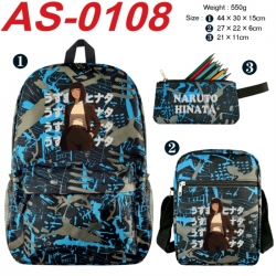 Naruto Anime canvas backpack b...