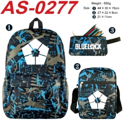 BLUE LOCK  Anime canvas backpa...