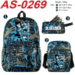 BLUE LOCK  Anime canvas backpa...