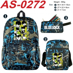 BLUE LOCK  Anime canvas backpa...