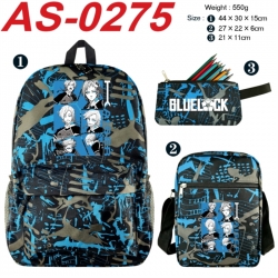 BLUE LOCK  Anime canvas backpa...