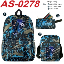 BLUE LOCK  Anime canvas backpa...