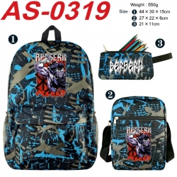 Berserk Anime canvas backpack ...