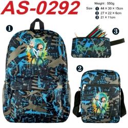 Rick and Morty Anime canvas ba...
