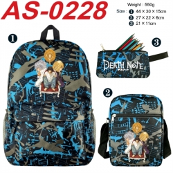 Death note Anime canvas backpa...