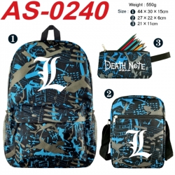 Death note Anime canvas backpa...