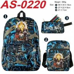 Death note Anime canvas backpa...