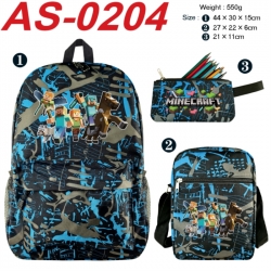 Minecraft Anime canvas backpac...