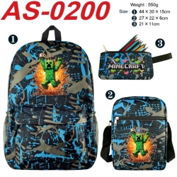Minecraft Anime canvas backpac...