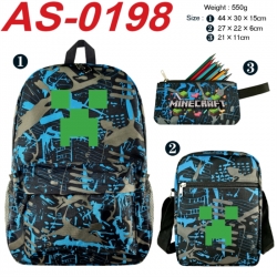 Minecraft Anime canvas backpac...