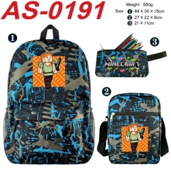 Minecraft Anime canvas backpac...