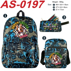 Minecraft Anime canvas backpac...