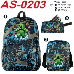 Minecraft Anime canvas backpac...