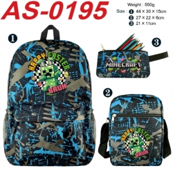 Minecraft Anime canvas backpac...