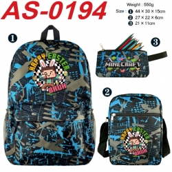 Minecraft Anime canvas backpac...