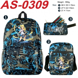 Fairy tail Anime canvas backpa...