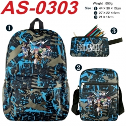Fairy tail Anime canvas backpa...