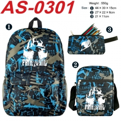 Fairy tail Anime canvas backpa...