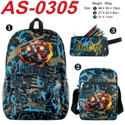 Fairy tail Anime canvas backpa...