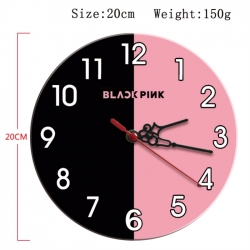 BLACK PINK Anime print alarm c...