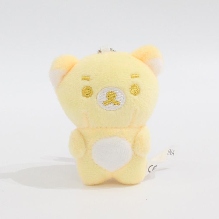 Rilakkuma Crystal Super Soft PP Cotton Plush Toy Pendant  8x5x8cm price for 5 pcs