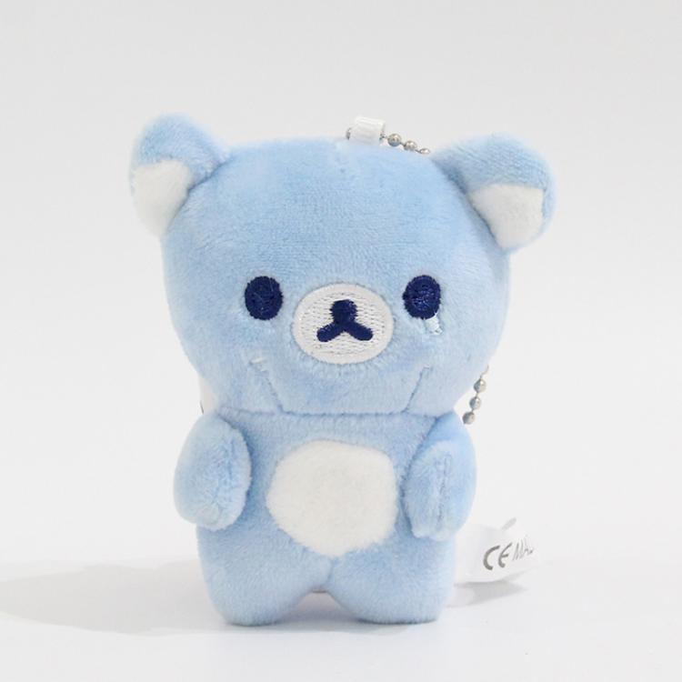 Rilakkuma Crystal Super Soft PP Cotton Plush Toy Pendant  8x5x8cm price for 5 pcs