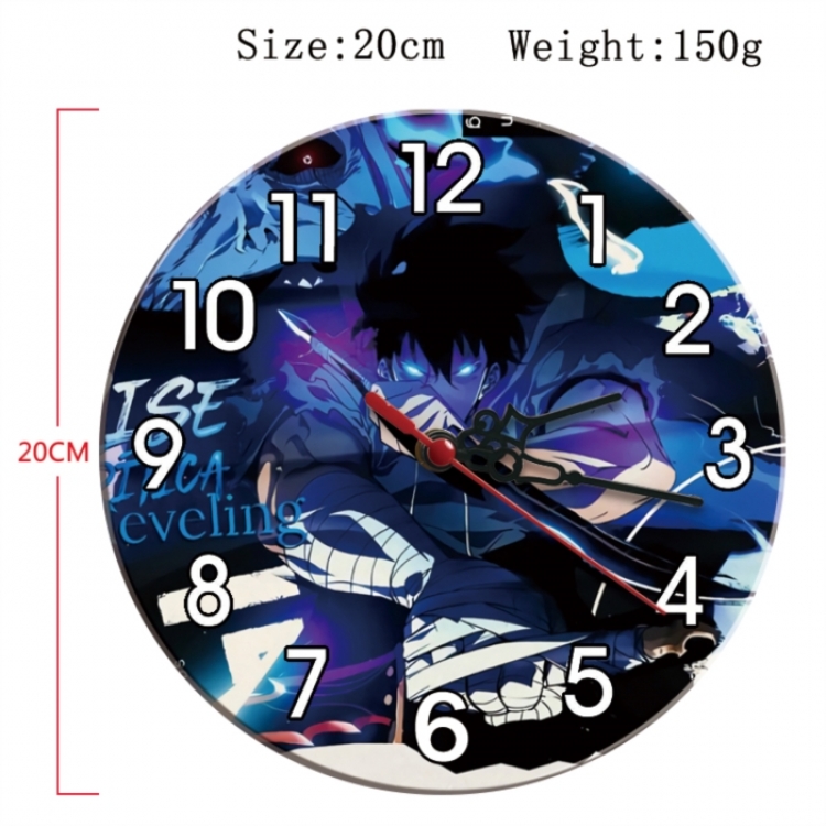 Solo Leveling:Arise Anime print alarm clock wall clock personality clock packaging diameter 20cm