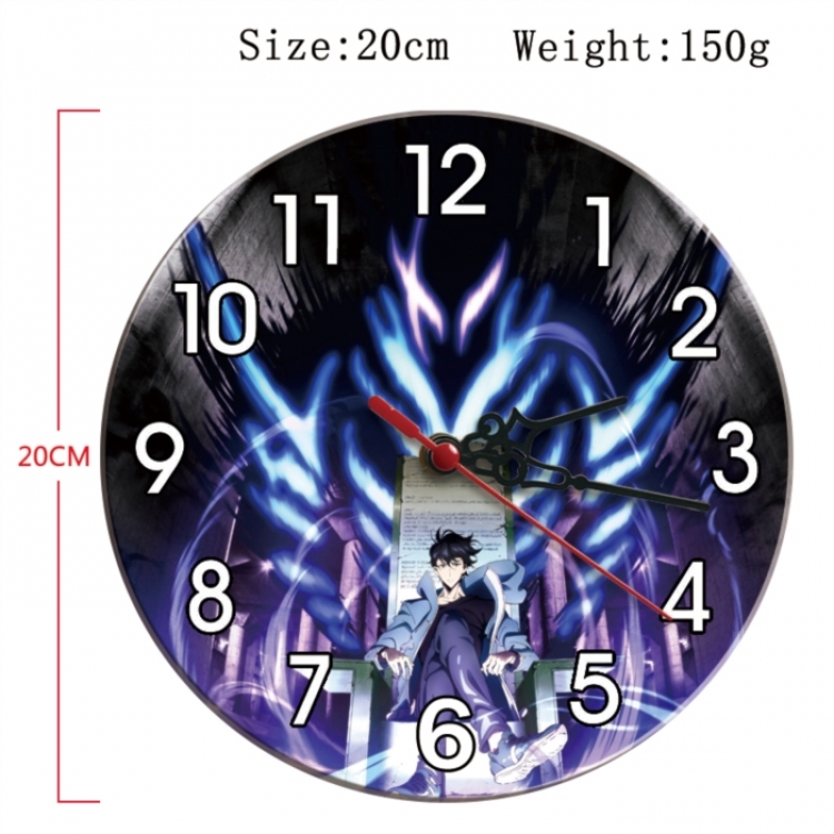 Solo Leveling:Arise Anime print alarm clock wall clock personality clock packaging diameter 20cm