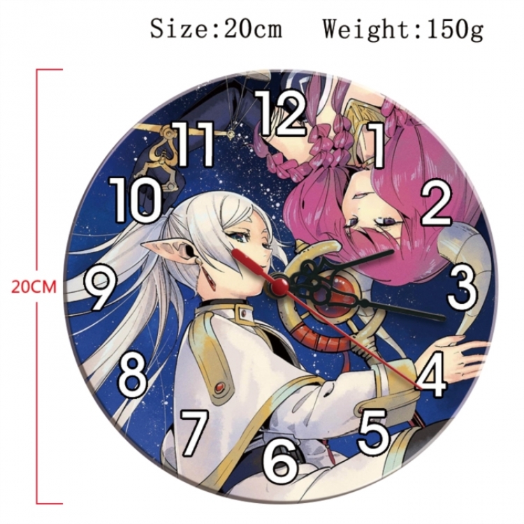 Frieren: Beyond Journey's Anime print alarm clock wall clock personality clock packaging diameter 20cm