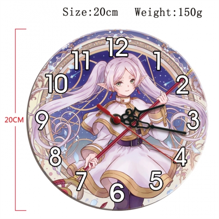 Frieren: Beyond Journey's Anime print alarm clock wall clock personality clock packaging diameter 20cm