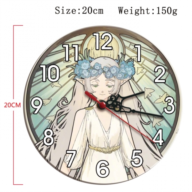 Frieren: Beyond Journey's Anime print alarm clock wall clock personality clock packaging diameter 20cm