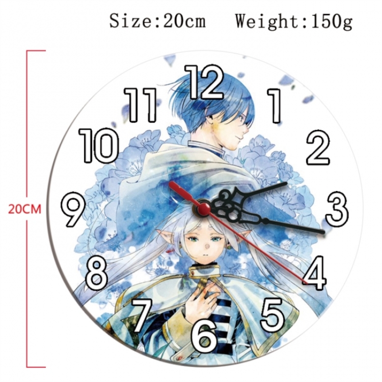Frieren: Beyond Journey's Anime print alarm clock wall clock personality clock packaging diameter 20cm