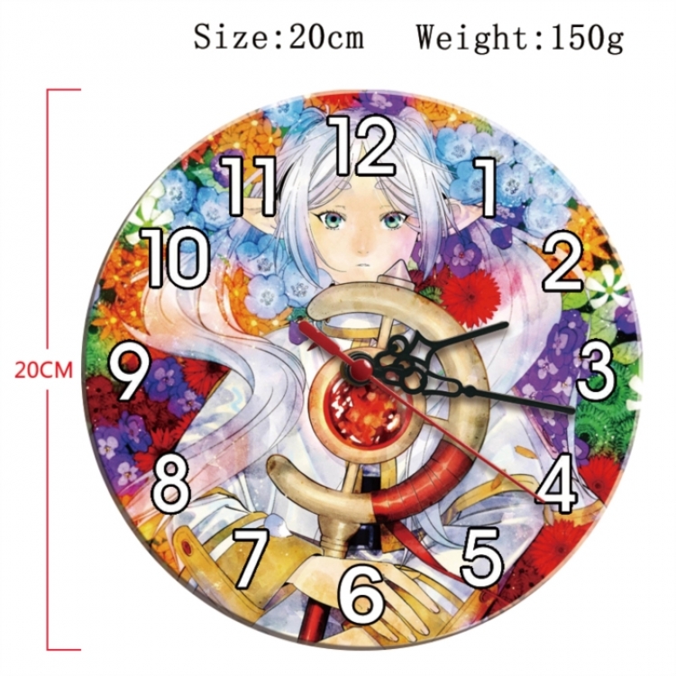 Frieren: Beyond Journey's Anime print alarm clock wall clock personality clock packaging diameter 20cm