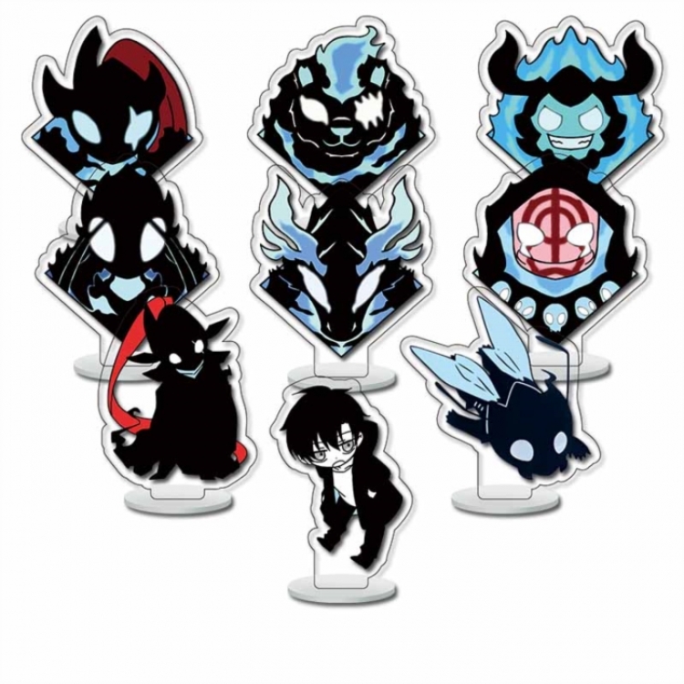 Solo Leveling:Arise Anime Character acrylic Small Standing Plates  Keychain 6cm a set of 9 B498