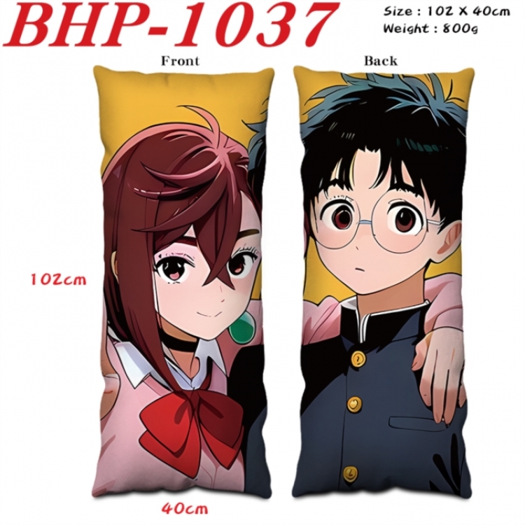 DANDADAN Anime peach skin velvet double-sided printed pillow pillowcase 40X102cm NO FILLING