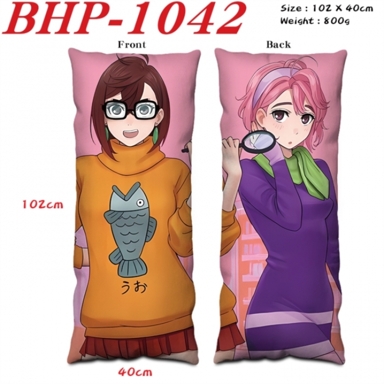 DANDADAN Anime peach skin velvet double-sided printed pillow pillowcase 40X102cm NO FILLING
