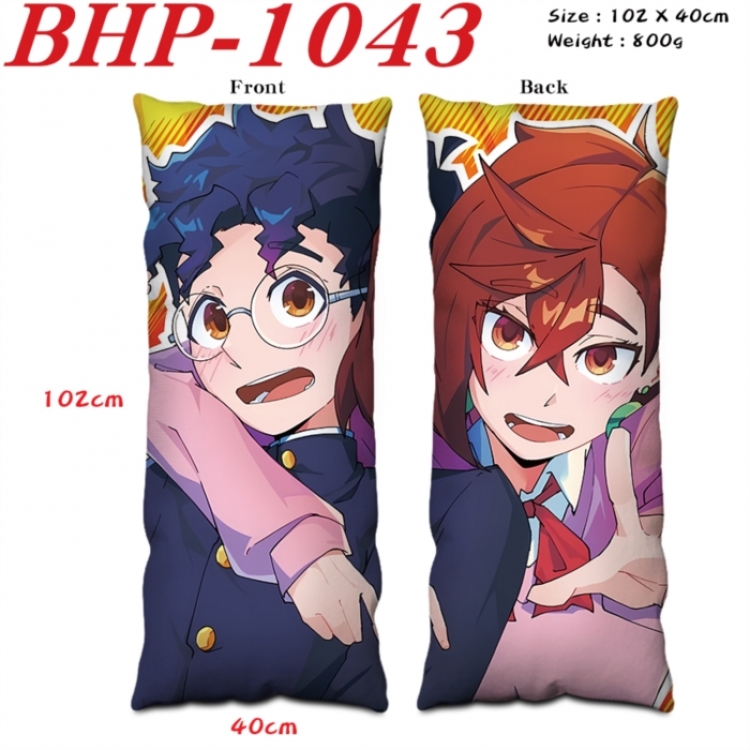 DANDADAN Anime peach skin velvet double-sided printed pillow pillowcase 40X102cm NO FILLING