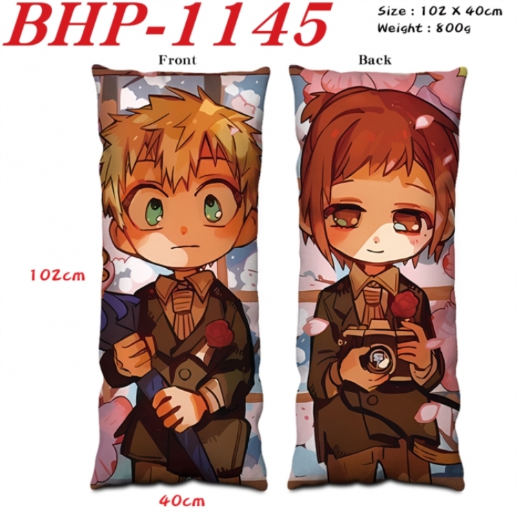 Toilet-bound Hanako-kun Anime peach skin velvet double-sided printed pillow pillowcase 40X102cm NO FILLING