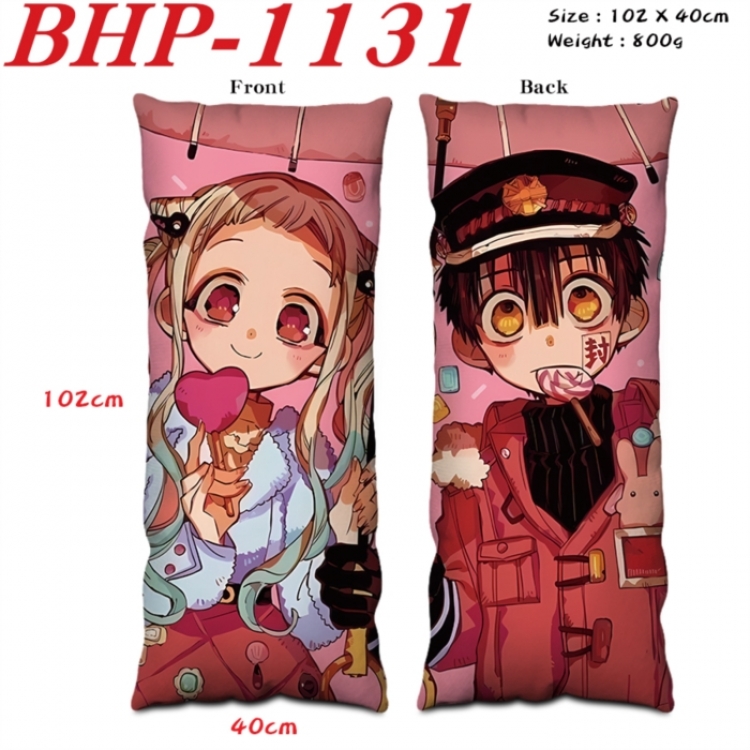 Toilet-bound Hanako-kun Anime peach skin velvet double-sided printed pillow pillowcase 40X102cm NO FILLING