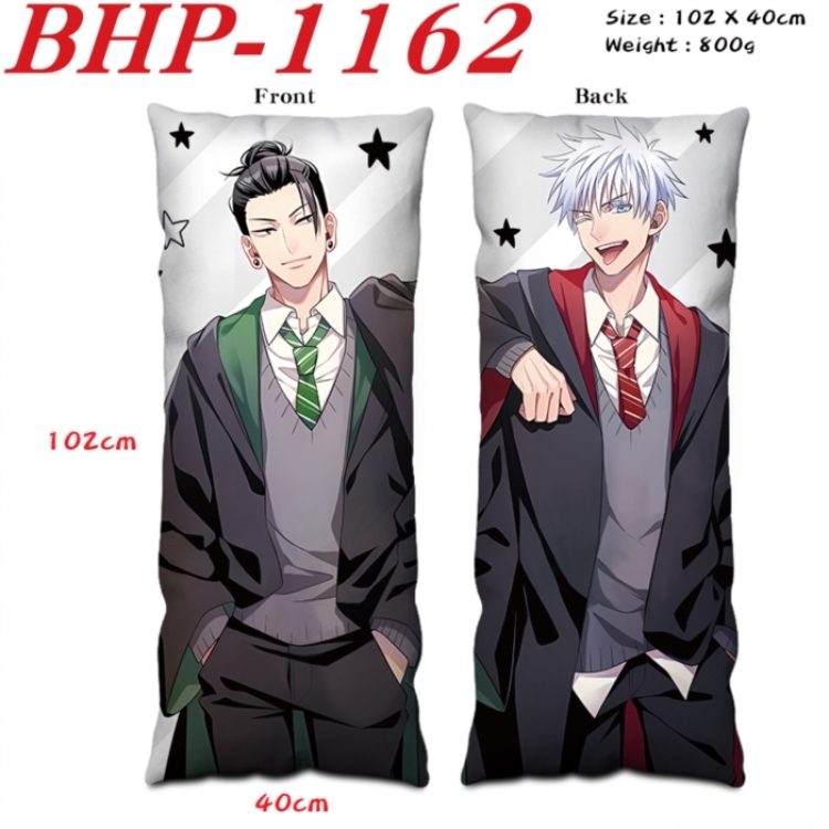 Chainsaw man Anime peach skin velvet double-sided printed pillow pillowcase 40X102cm NO FILLING