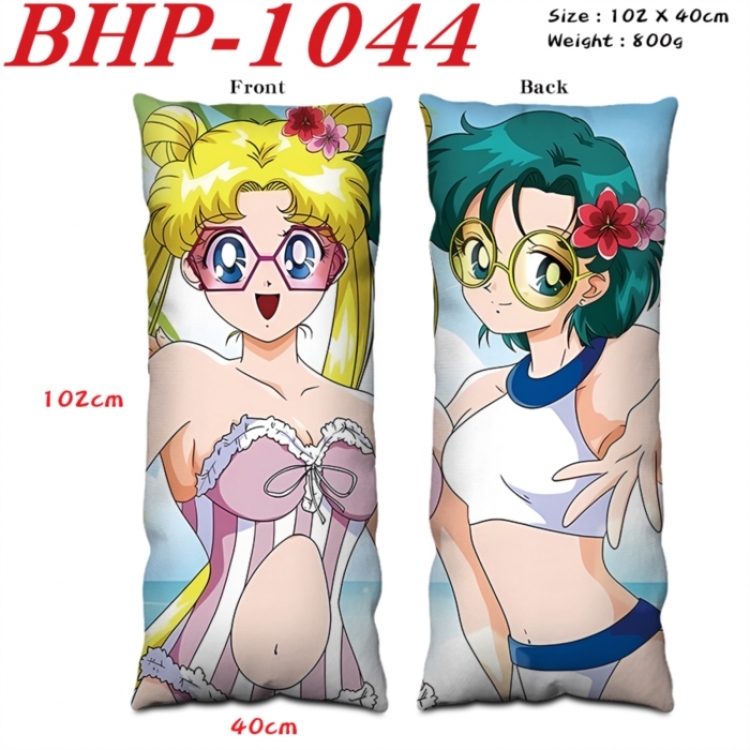  sailormoon Anime peach skin velvet double-sided printed pillow pillowcase 40X102cm NO FILLING