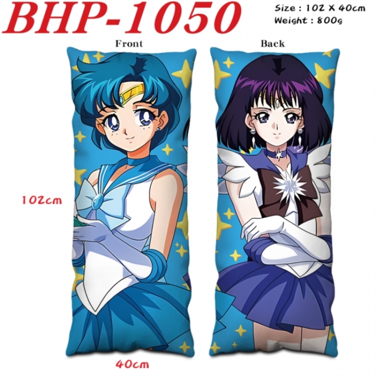  sailormoon Anime peach skin velvet double-sided printed pillow pillowcase 40X102cm NO FILLING