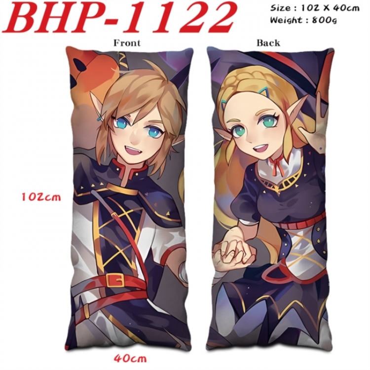 The Legend of Zelda Anime peach skin velvet double-sided printed pillow pillowcase 40X102cm NO FILLING
