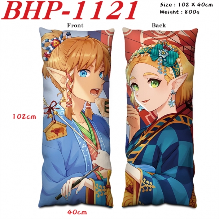 The Legend of Zelda Anime peach skin velvet double-sided printed pillow pillowcase 40X102cm NO FILLING